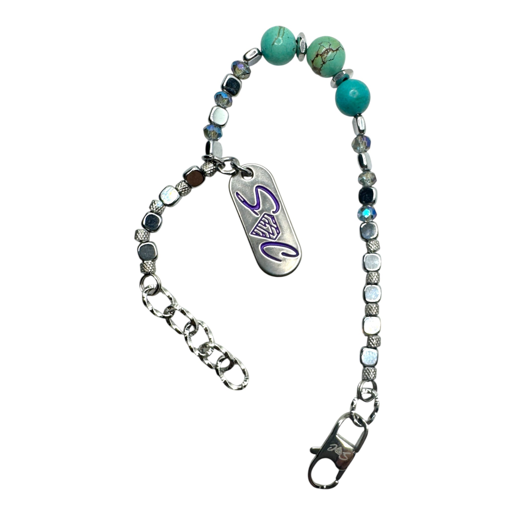 Bracciale turchese Sharifa Crystals